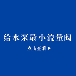  给水泵小流量阀